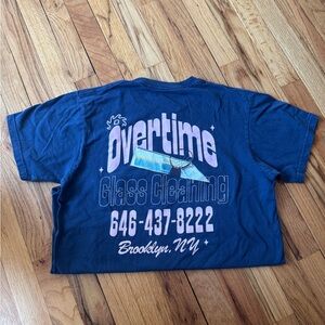 Overtime Men's Blue Short Sleeve Tee